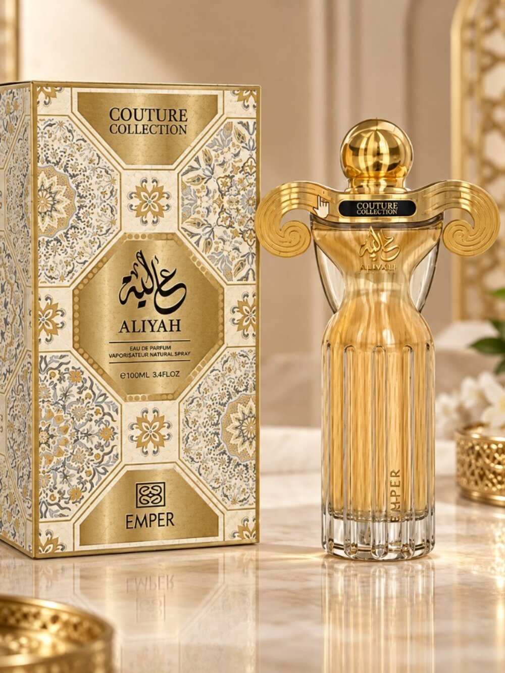 Emper Couture Collection Aliyah EDP 100ml / 3.4 oz – Elegant Women’s Fragrance